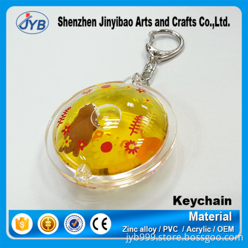 hot sale blank round acrylic keychain with engraved logo picture